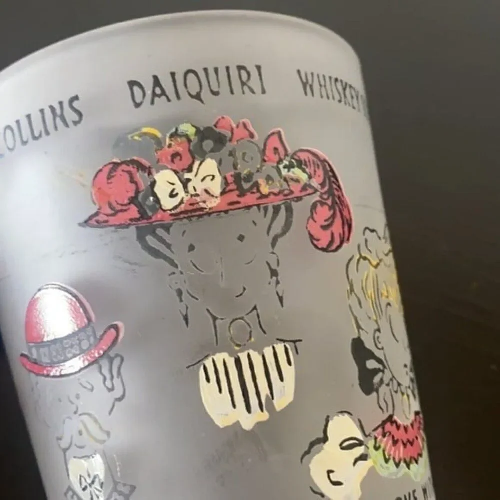 Vintage Cocktail Mixing Glass